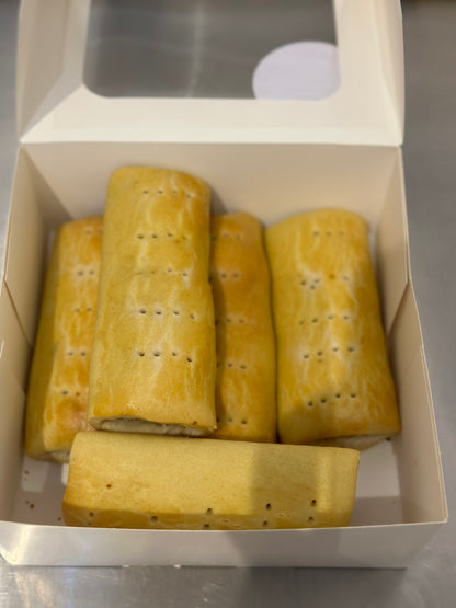 Halal sausage rolls