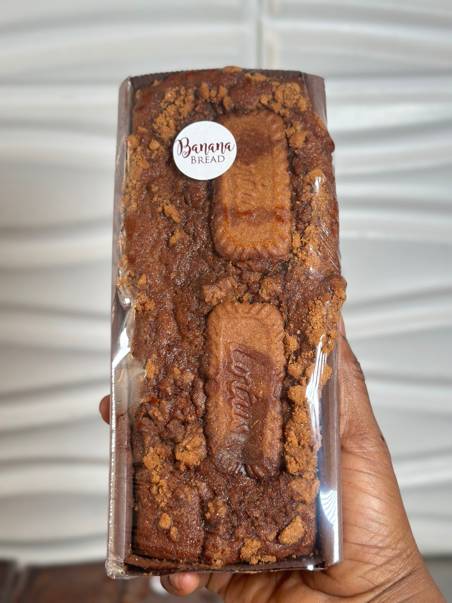 Lotus biscoff banana bread