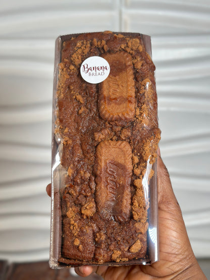 Lotus biscoff banana bread